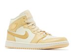 Wmns Air Jordan 1 Mid ‘Pale Vanilla Gold’